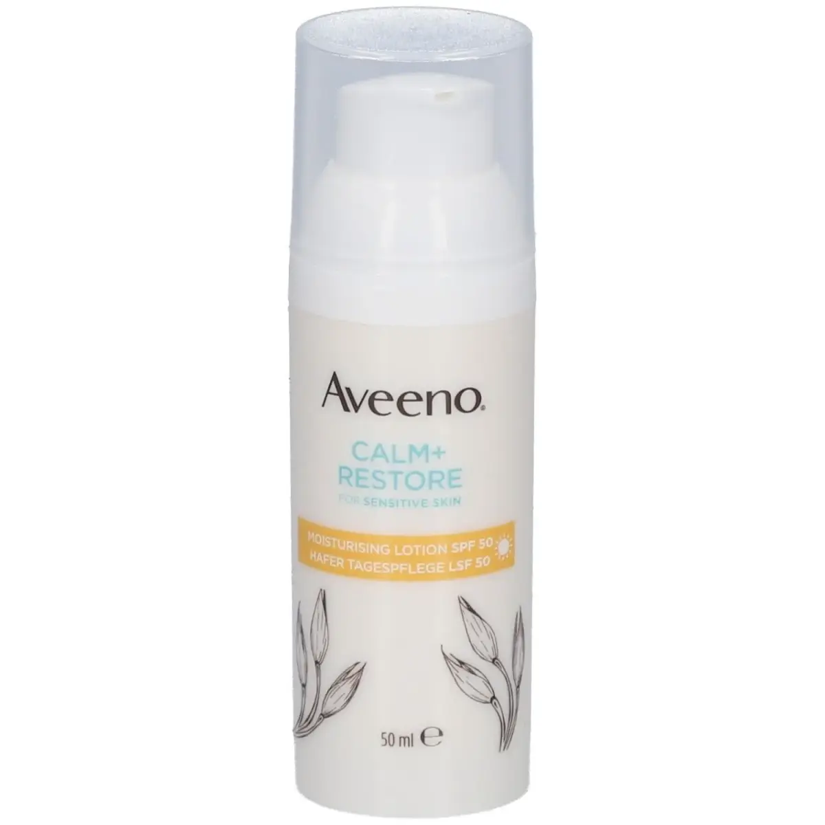 Aveeno Calm + Restore Moisturising Lotion SPF 50 50 Ml