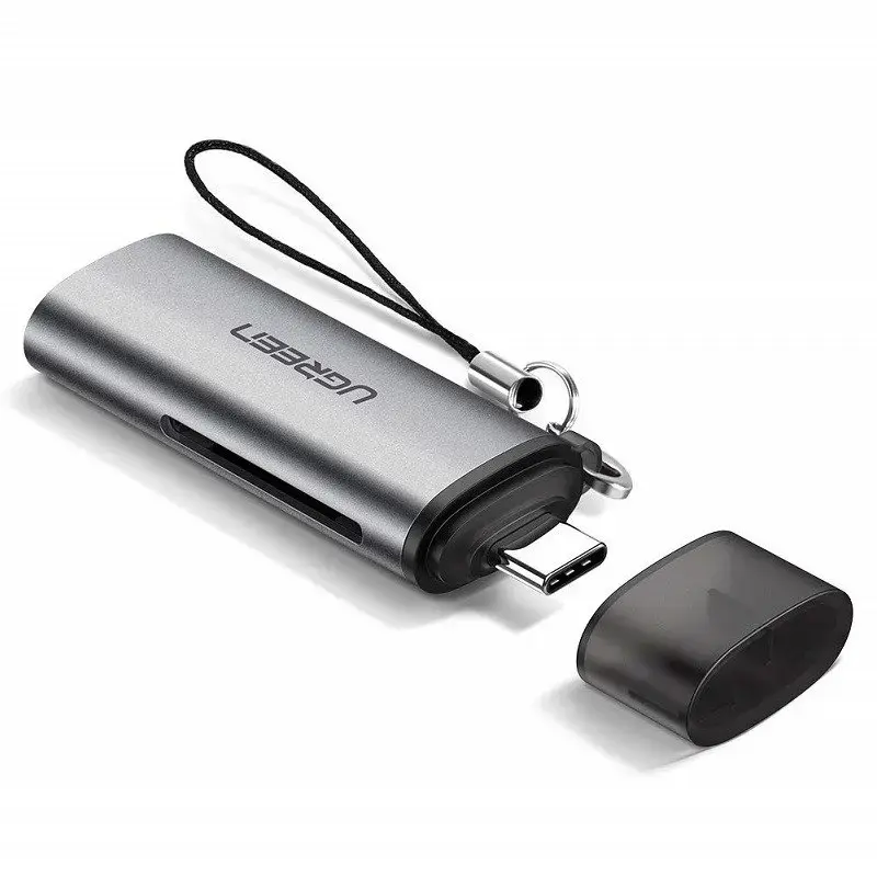 UGREEN 2in1 Card Reader USB-C 3.1 to microSD + SD (gray)