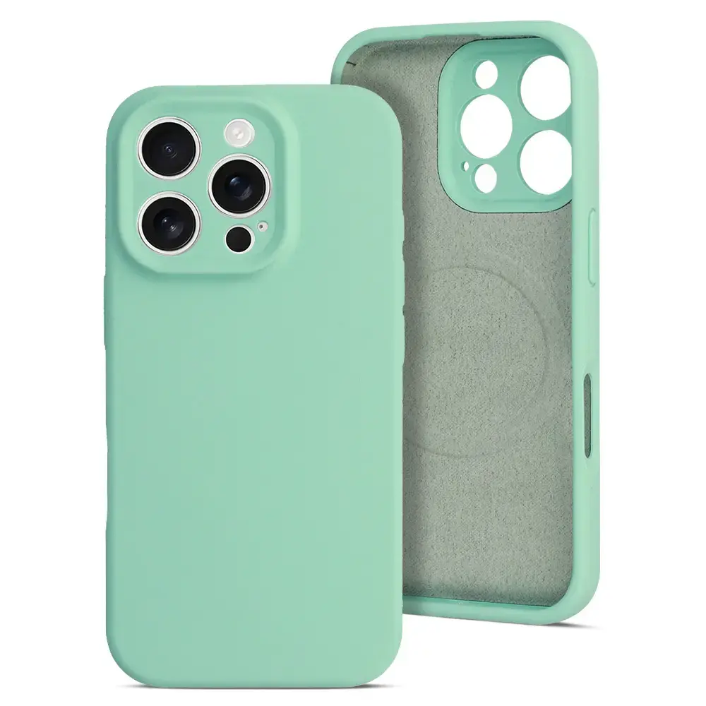MagColor Pure maciņš telefonam iPhone 15 zaļš