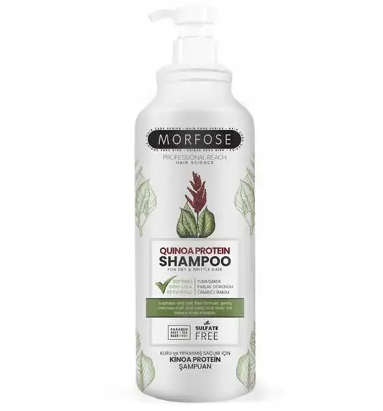 Morfose Quinoa Protein Shampoo – Strengthening Shampoo for Dry and Brittle Hair, 1000ml
