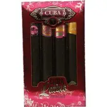 Cuba Jungle Gift Set Cuba Heartbreaker EDT 35 ml, Cuba Snake EDT 35 ml, Cuba Tiger EDT 35 ml and Cuba Zebra EDT 35 ml