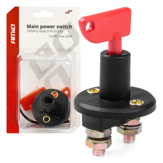 Main power switch 12/24V max 150A, peak 300A