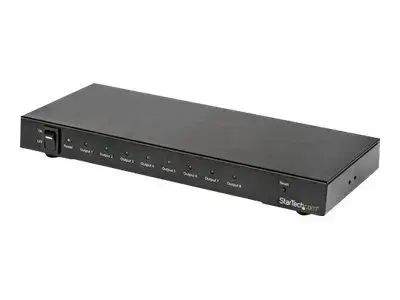 StarTech.com 4K 60hz HDMI Splitter - 8 Port - HDR Support - 7.1 Surround Sound Audio - HDMI Distribution Amplifier - HDMI 2.0 Splitter (ST128HD20) - video|audio splitter