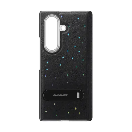 Dux Ducis Stex telefono dėklas su stovu Samsung Galaxy Z Fold 7 (F966) juodas