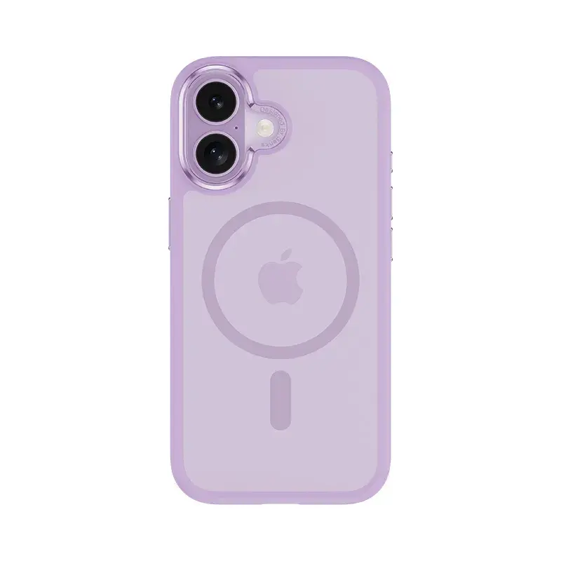 Benks Magnetic Mist Metal Frame maciņš telefonam iPhone 17 violets