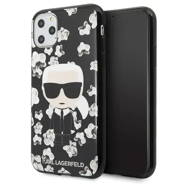 Karl Lagerfeld KLHCN58FLFBBK iPhone 11 Pro czarny|black Flower Ikonik Karl