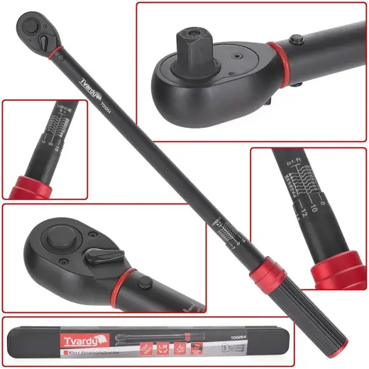 Dinamometriskā atslēga 1/2" 50-330Nm TVARDY