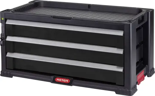 Tool Chest with 3 Drawers Drawers Tool Chest 56,2x28,9x26,2cm