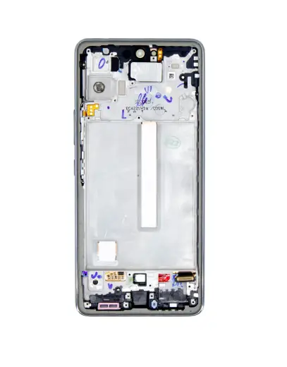 LCD display + Touch Unit + Front Cover Samsung A536B Galaxy A53 5G Awesome Black (Service Pack)