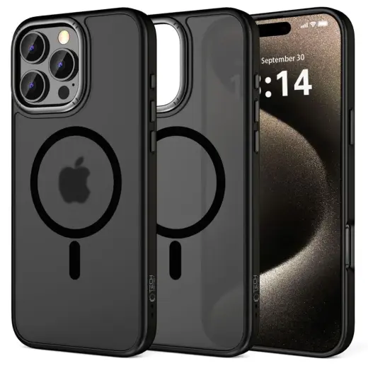 TECH-PROTECT MAGEDGE MAGSAFE IPHONE 16 PRO MATĒTS MELNS|BRŪNS METĀLS