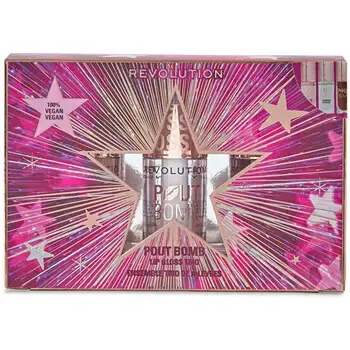 Makeup Revolution Pout Bomb Plumping Lip Gloss Trio Gift Set - Gift set