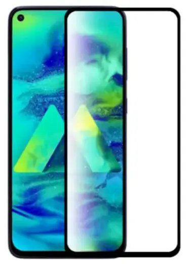 HOFI Fusion на весь экран 5D защитное стекло с рамкой для телефона Samsung Galaxy M51 черный