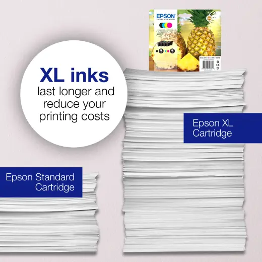 Tindikassettide komplekt Epson 604XL/604 C13T10H94010 must/tsüaan/magenta/kollane