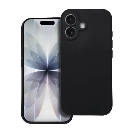 Soft telefono dėklas iPhone 17 juodas