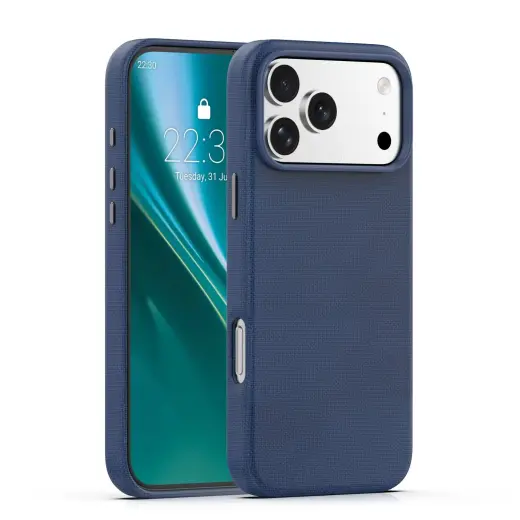 Etteri Elegant Mag telefono dėklas su MagSafe palaikymu iPhone 17 Pro Max mėlynas