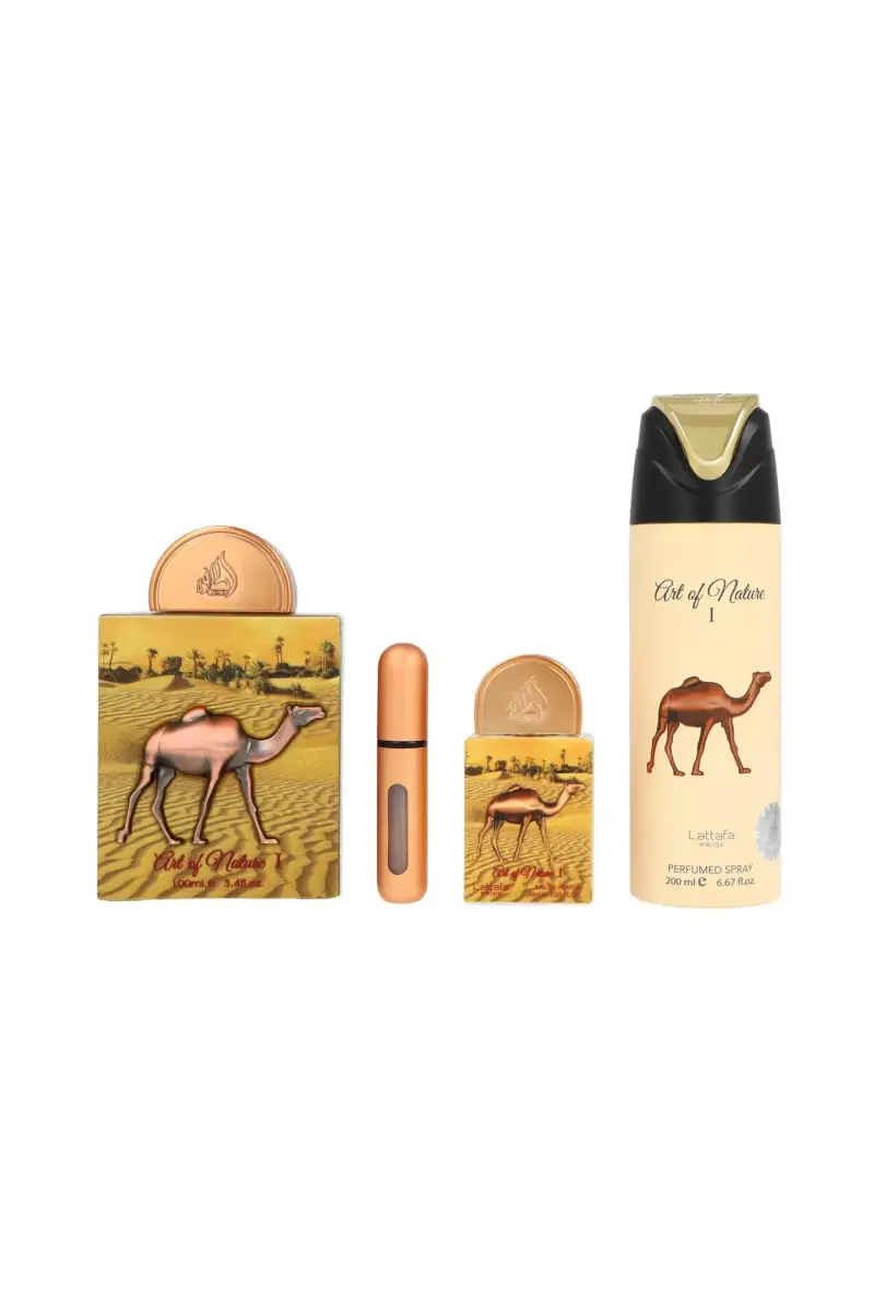 Set Lattafa Art Of Nature I Edp 100ml + Edp 20ml + Deodorant 200ml