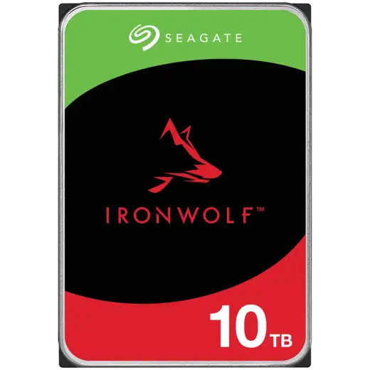 Seagate Hard Drive IronWolf - 10 TB - 3.5" - SATA 6 GB|s