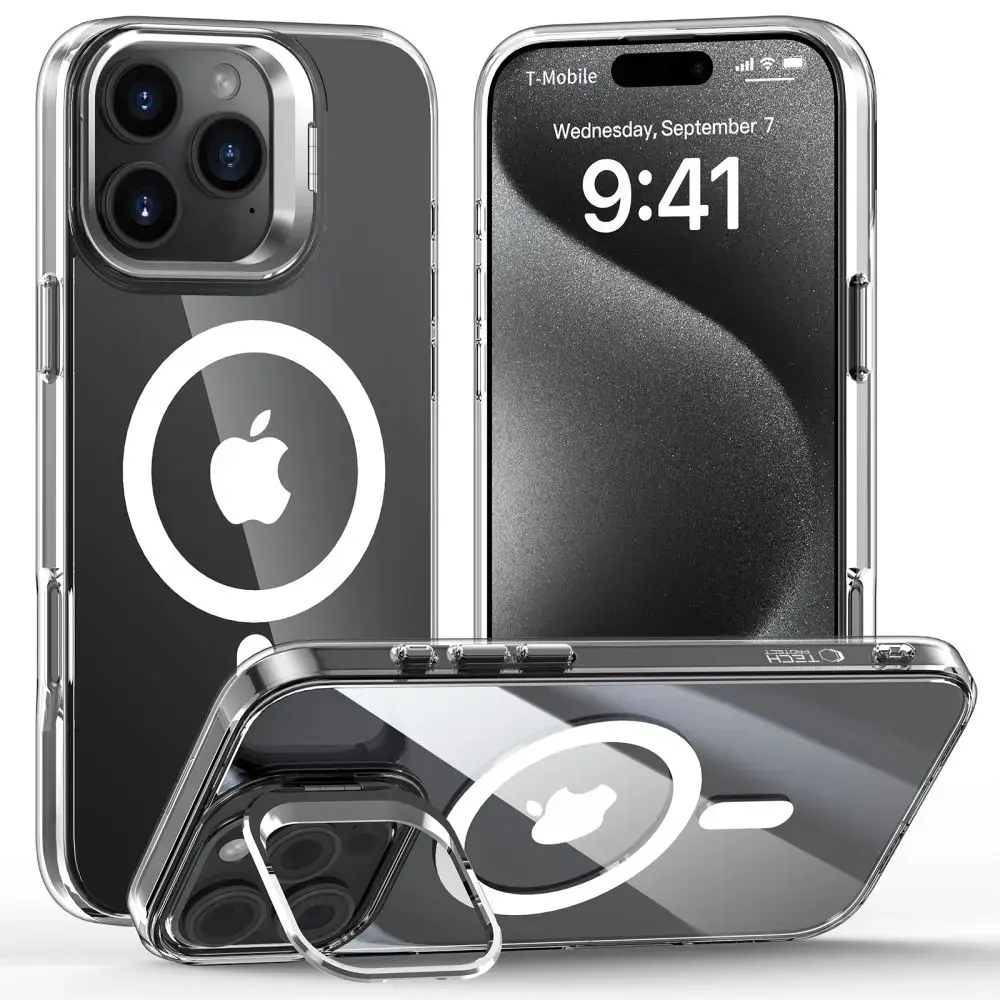 TECH-PROTECT MAGSTAND MAGSAFE IPHONE 16 PRO MAX CAURSPĪDĪGS