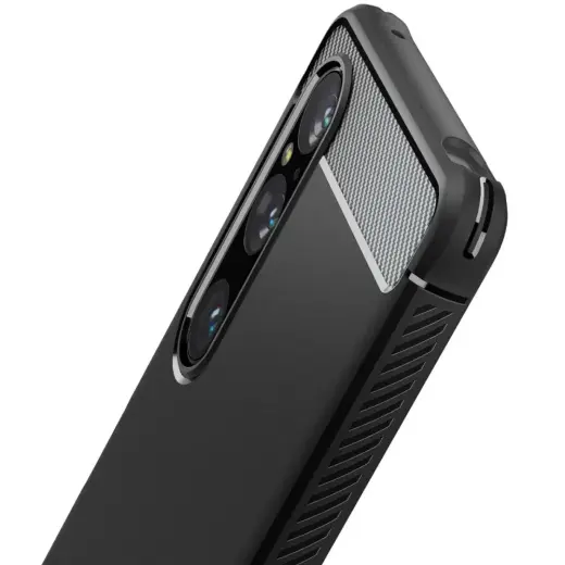 Spigen Rugged Armor Sony Xperia 1 V czarny|black ACS06204