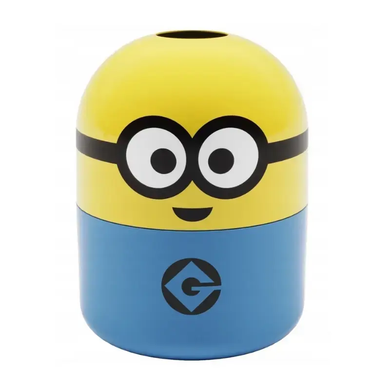 Uzglabāšnas kaste Bob 6L "Minions" Ø20x25,5cm dzeltena/zila