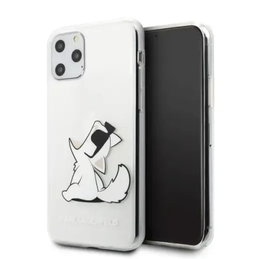 Karl Lagerfeld KLHCN58CFNRC iPhone 11Pro hardcase transparent Choupette Fun