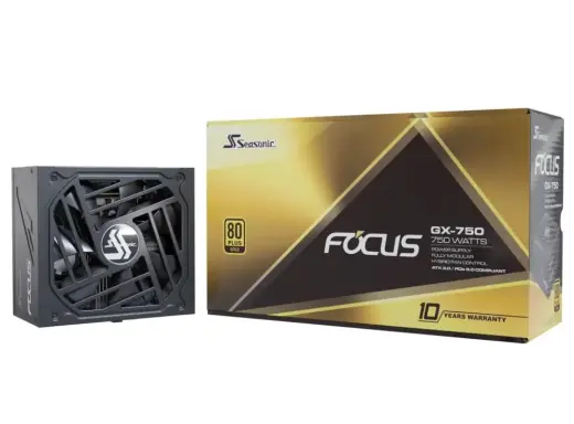 Seasonic Focus GX 80 PLUS Gold Netzteil  modular - 750 Watt  schwarz