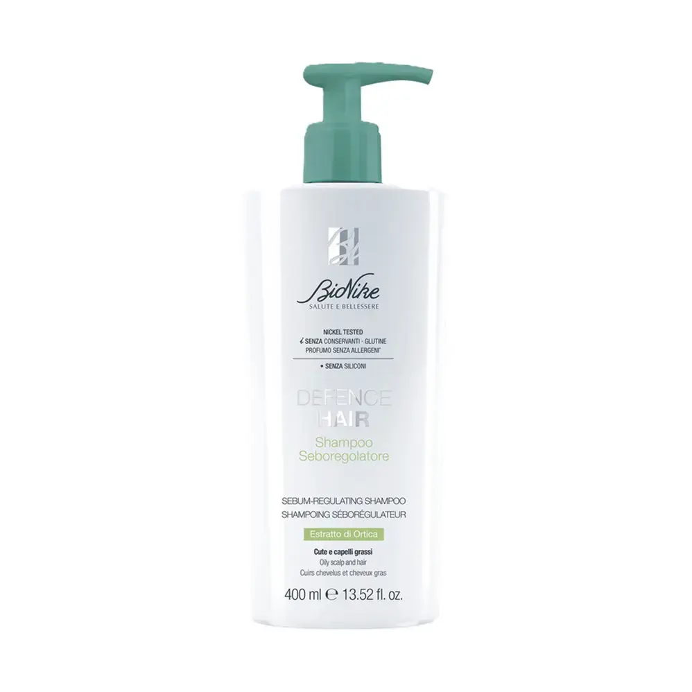 BioNike , Defence Hair, Hair Shampoo, Purifying AND Sebum Regulating, 400 ml