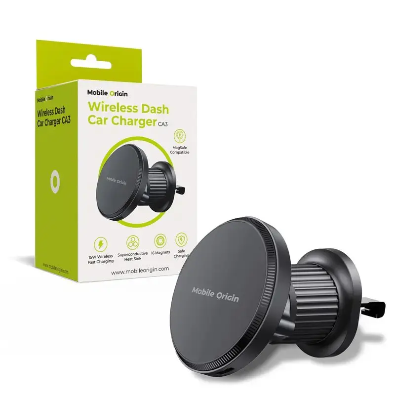 Mobile Origin Wireless Car Charger CA3, MagSafe Compatible