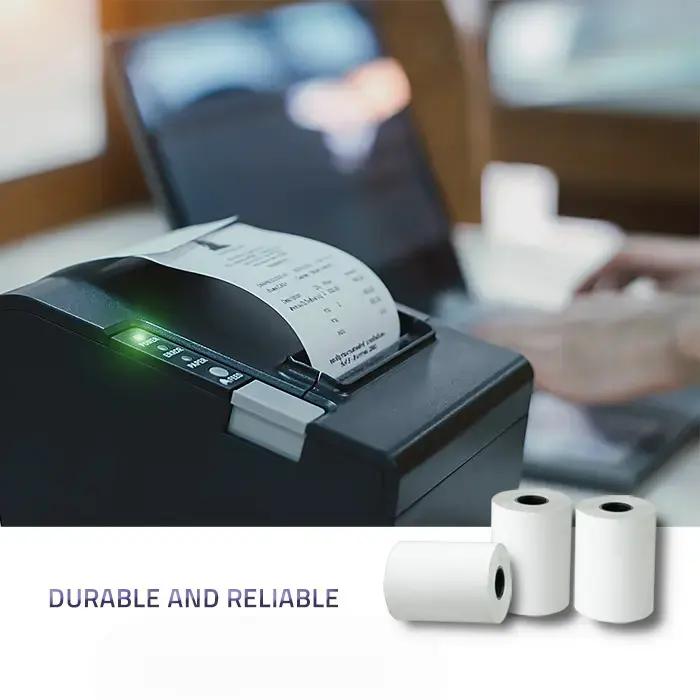 Qoltec Thermal roll 57 x 30 | 55g / m2 | 10 pcs. | BPA free