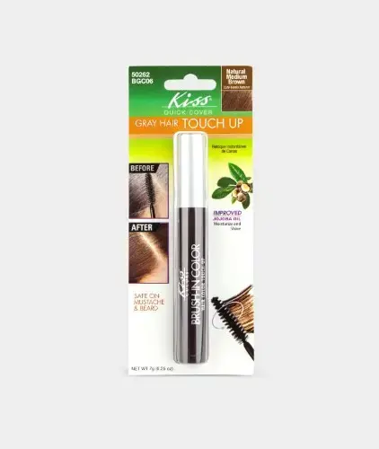 Kiss My Face Quick Cover Root Touch up 7g Black