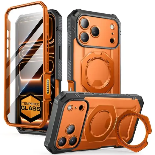 SUPCASE UB GRIP PRO MAG phone case with MagSafe support for Apple iPhone 17 Pro Max coral