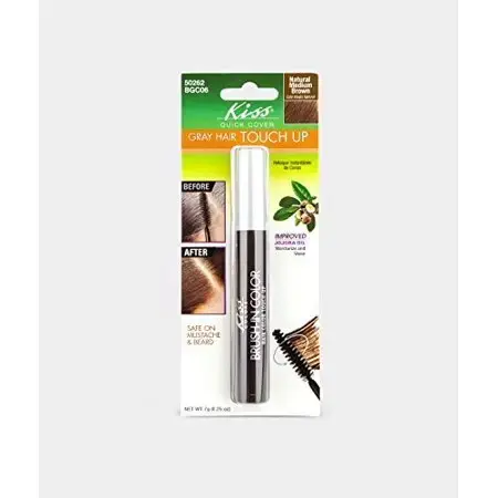 Kiss My Face Touch-up Rapid Coverage Root Touch-up 7g Medium Natural Brown