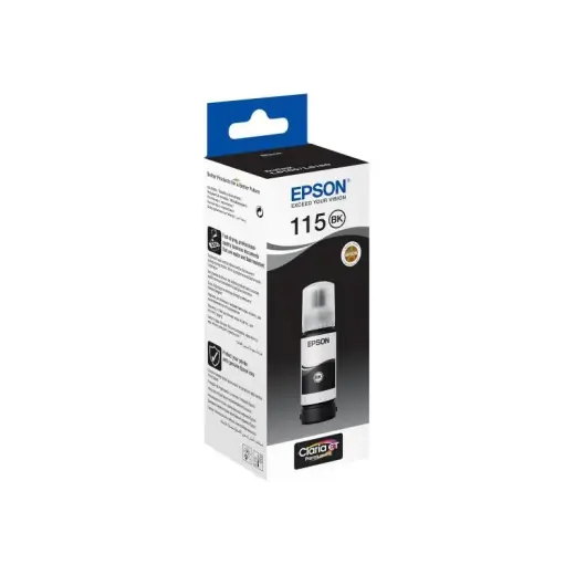 Epson Ink 115 EcoTank Pigment Black Schwarz (C13T07C14A)