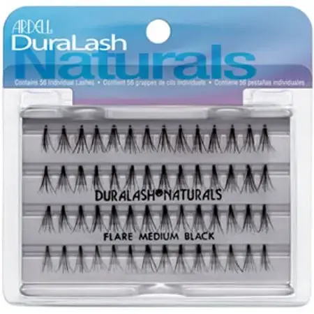 Ardell Individual Lashes Knot Free Flares Medium Black 56 Pcs