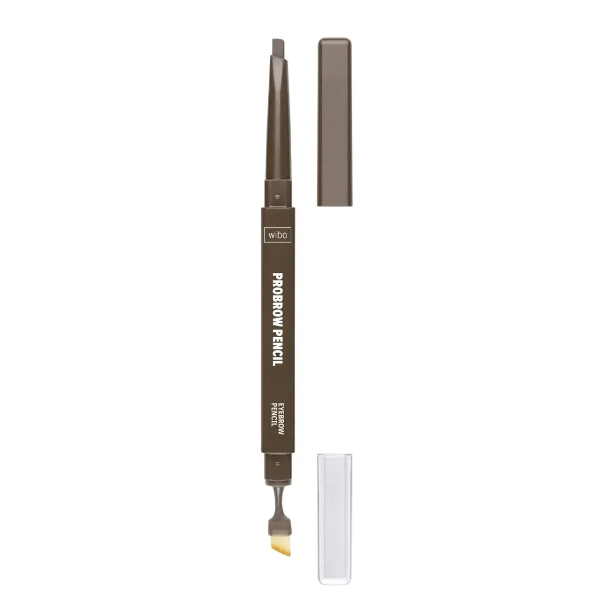 Wibo, ProBrow, Define, Eyebrow Cream Pencil & Brush 2-In-1, 1, gray-brown, 0.3 g