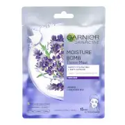 Garnier Moisture Bomb Super Hydrating & Anti Fatigue Lavender Tissue Mask 1 Pcs