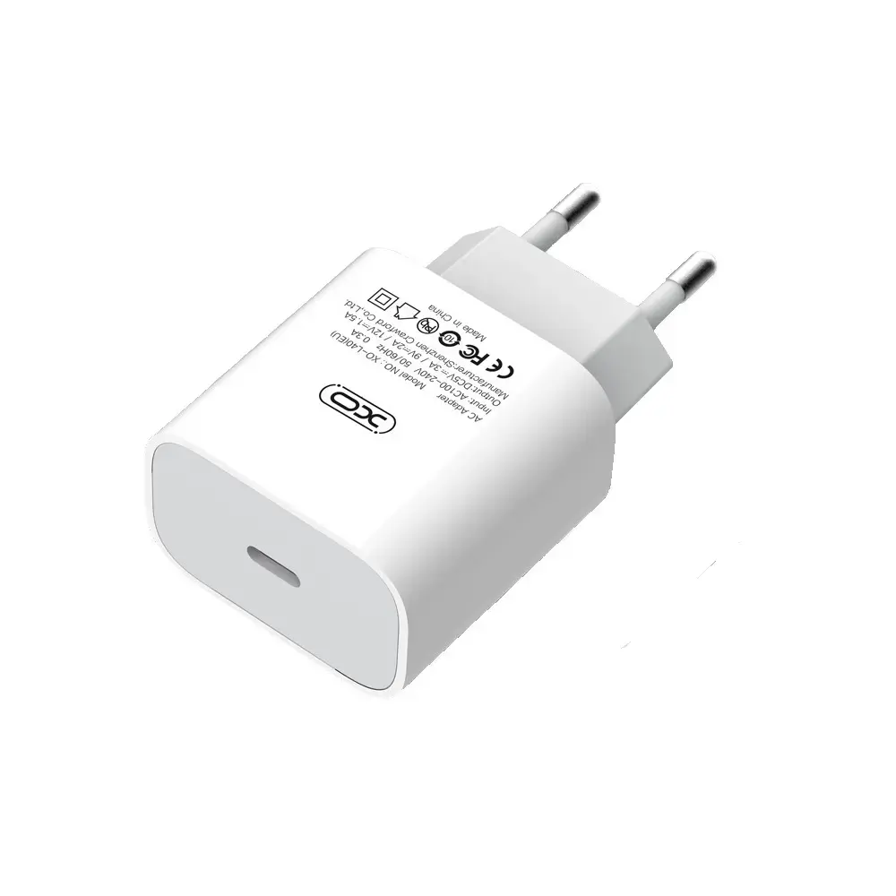 XO L40 tīkla lādētājs | 18W | PD | USB-C | balts
