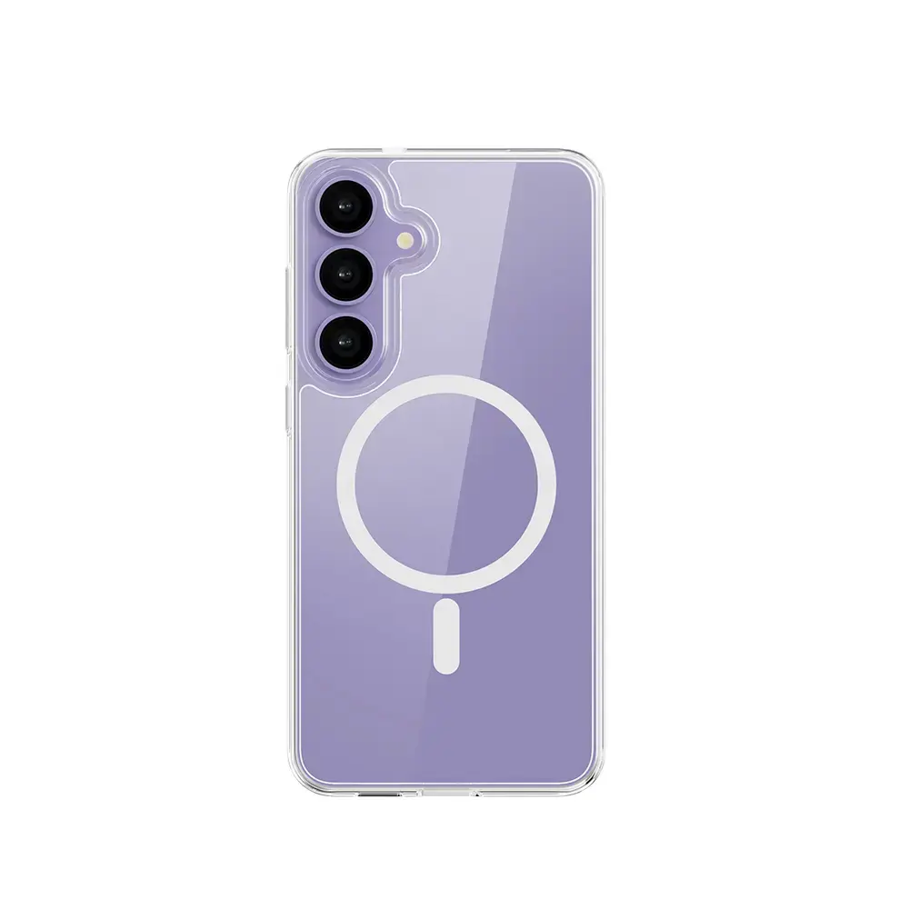 Rock Crystal Transparent Series Magnetic Case for Samsung Galaxy S25 transparent