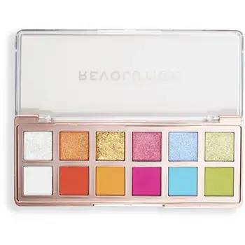 Makeup Revolution The Vibrant Icon Brights Palette - Paletka očních stínů 8,4 g 0.0g