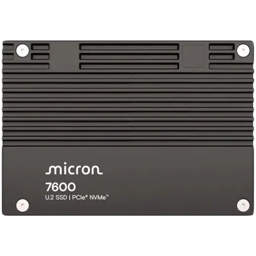 Micron 7600 PRO 3.84TB NVMe U.2 (15mm)  Enterprise SSD Single Pack