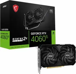 Videokarte MSI Gaming GeForce RTX 4060 Ti VENTUS 2X BLACK 16G OC