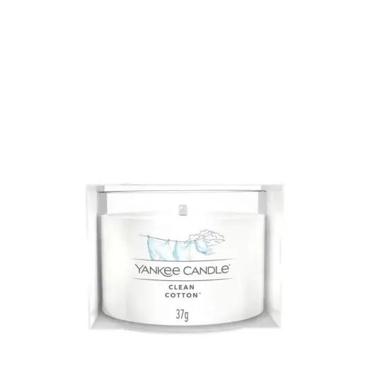 Clean Cotton® Yankee Candle® Mini, White, 5.4cm X 4.4cm | Fresh & Clean
