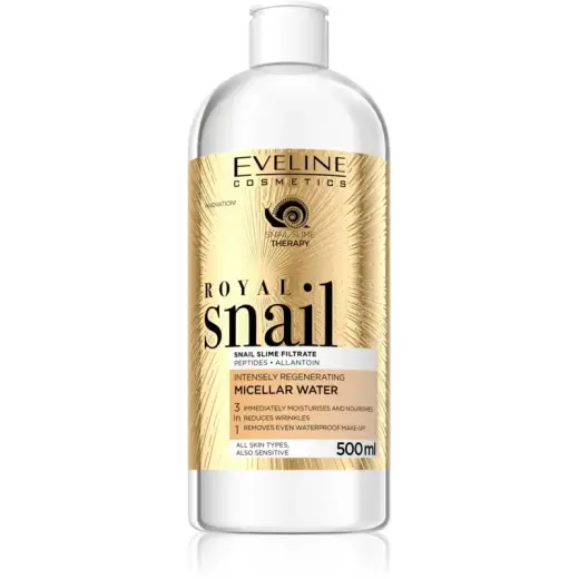 Eveline Cosmetics Royal Snail Micellar Water Regenerating Effect 500 Ml