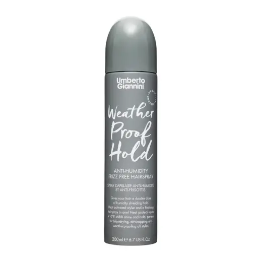 Umberto Giannini, Weather Proof Hold, Hair Spray, Frizz Control & Hold, Strong, 200 ml