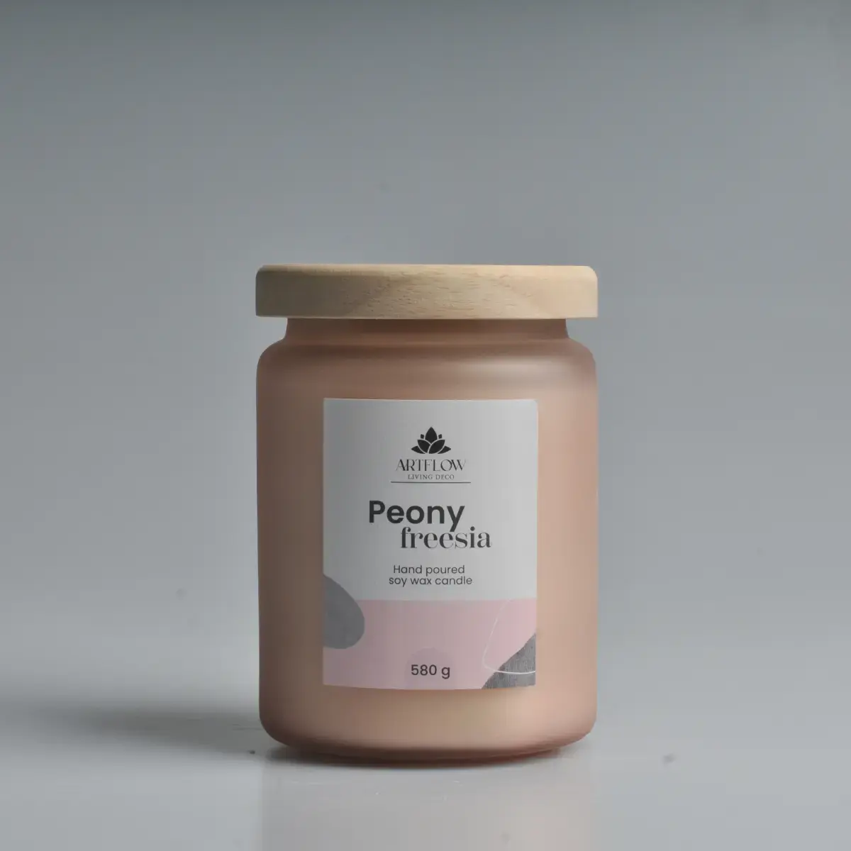 Aromātiskā svece PEONY FREESIA 580gr, +|- 60h