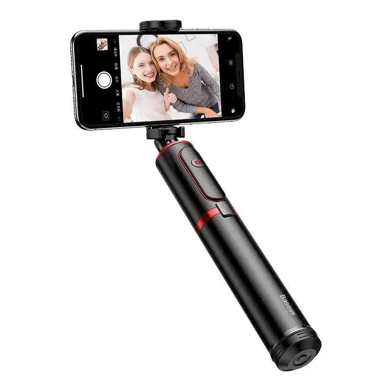 Baseus SUDYZP-D19 2 in 1 selfie stick + tripod with Bluetooth remote control black