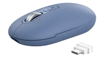 Datorpele Trust Seron Slim Multi-Wireless Hyperscroll Mouse Blue