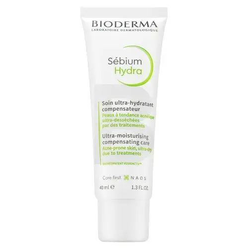 Bioderma Sébium Hydra īpaši mitrinošs kompensējošs kopšanas līdzeklis 40 ml