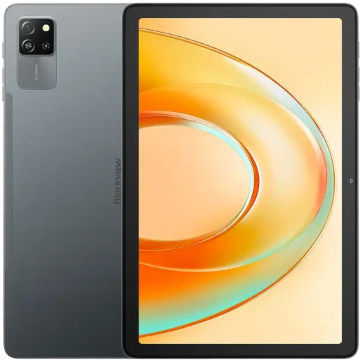 Blackview Tab 60 Pro LTE 8GB/128GB, 10.1-inch HD+ 800x1280 IPS LCD, Octa-core T606 1.6GHz, 5MP Front/8MP Back Camera, Battery 7000mAh, NO Charging USB Type-C, Android 14, SD card slot, Gray
