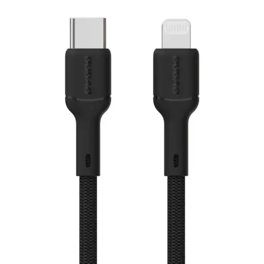 Dudao L9X datu pārraides un uzlādes vads | USB-C uz Lightning | 30W | 1m | melns